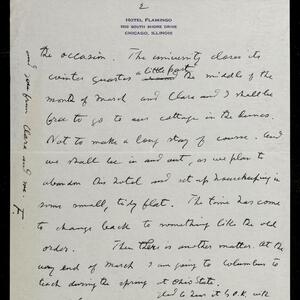 a page of handwritten text