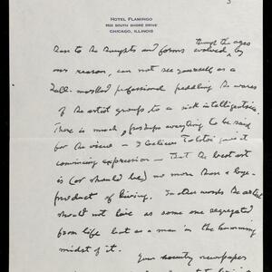 a page of handwritten text