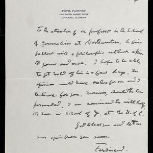 a page of handwritten text