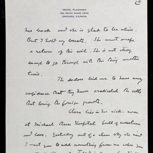 a page of handwritten text