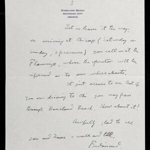 a page of handwritten text