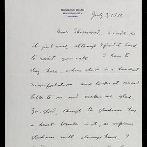 a page of handwritten text