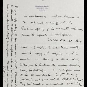 a page of handwritten text