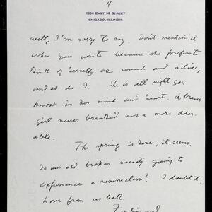 a page of handwritten text