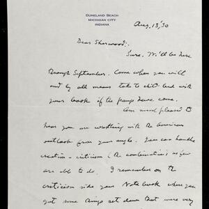a page of handwritten text
