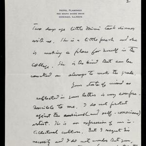 a page of handwritten text