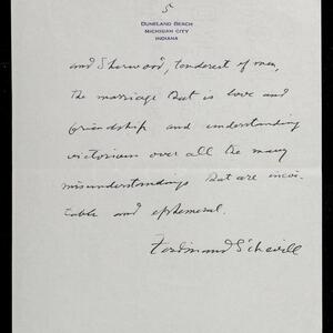 a page of handwritten text