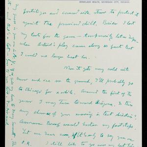 a page of handwritten text