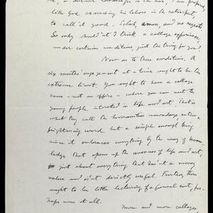 a page of handwritten text