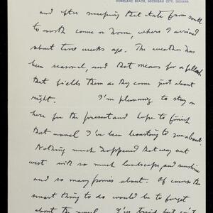 a page of handwritten text