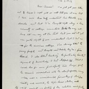 a page of handwritten text