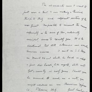 a page of handwritten text