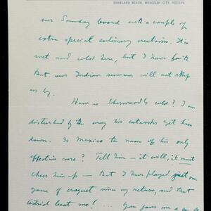 a page of handwritten text