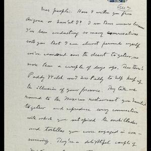 a page of handwritten text