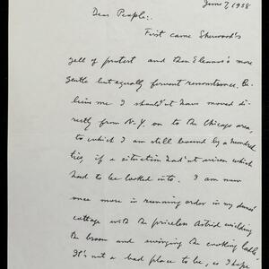 a page of handwritten text