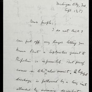 a page of handwritten text