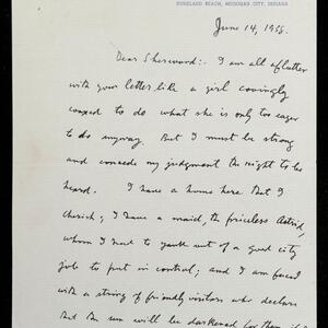 a page of handwritten text