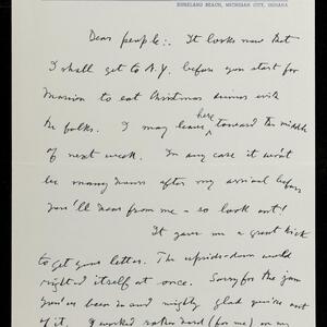 a page of handwritten text