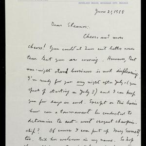 a page of handwritten text