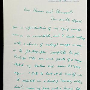 a page of handwritten text