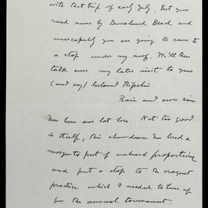a page of handwritten text