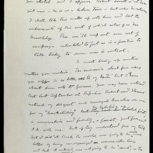 a page of handwritten text
