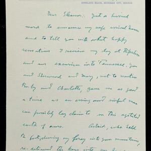 a page of handwritten text