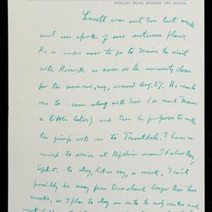 a page of handwritten text
