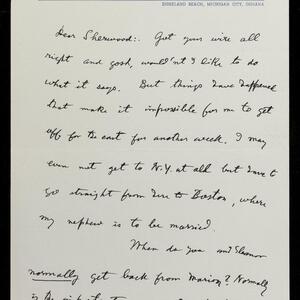 a page of handwritten text