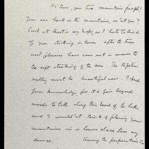 a page of handwritten text