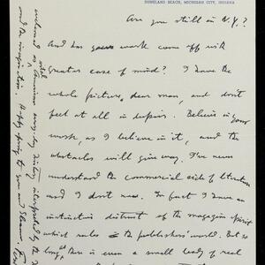 a page of handwritten text
