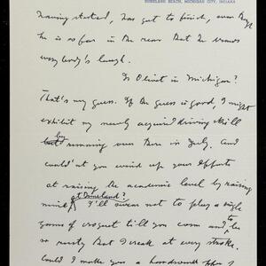 a page of handwritten text