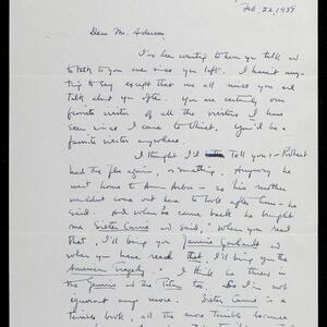 a page of handwritten text