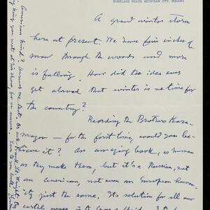 a page of handwritten text