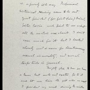 a page of handwritten text
