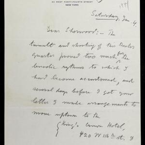 a page of handwritten text