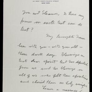 a page of handwritten text