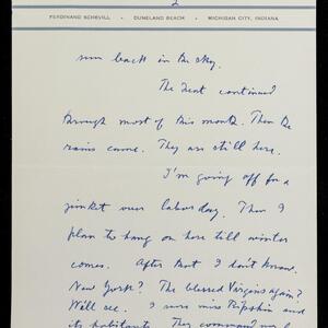 a page of handwritten text