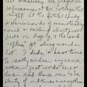 a page of handwritten text