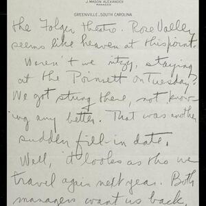 a page of handwritten text