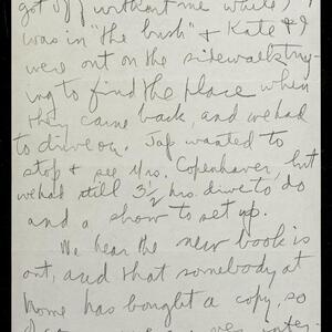 a page of handwritten text