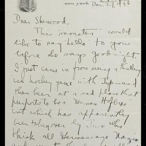 a page of handwritten text