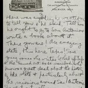 a page of handwritten text