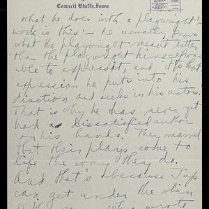 a page of handwritten text