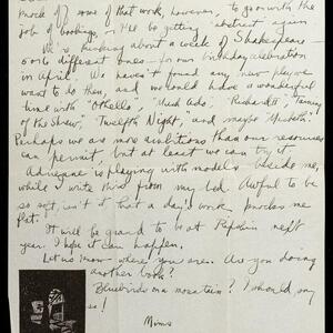 a page of handwritten text