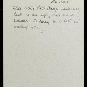 a page of handwritten text