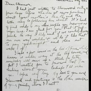 a page of handwritten text