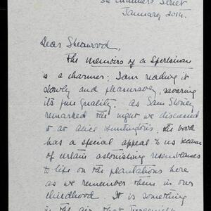a page of handwritten text