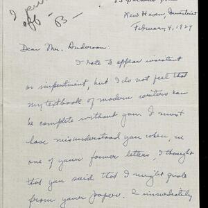 a page of handwritten text