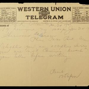 a page of handwritten text